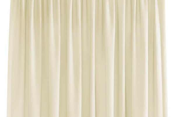 Dekorační krátká záclona s řasící páskou