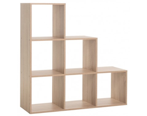 Regál se 6 přihrádkami