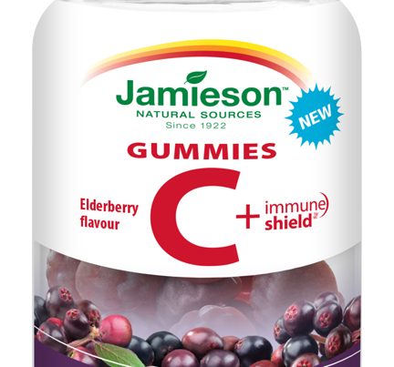 Jamieson Vitamin C + Immune Shield Gummies 60 gumových pastilek
