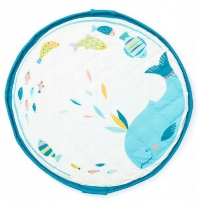 Hrací deka, koš na hračky